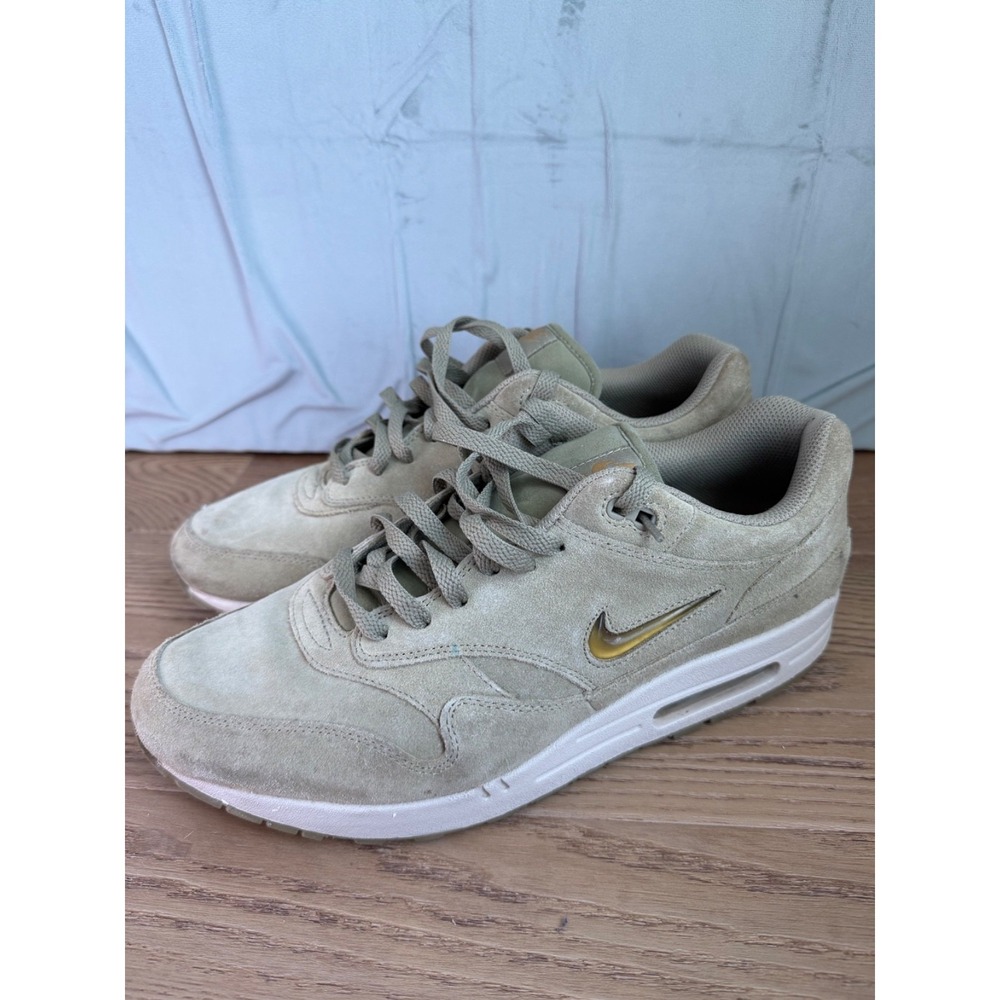 Nike Air Max‎ 1 Jewel Men's Size 13 Neutral Olive Suede 918354-201